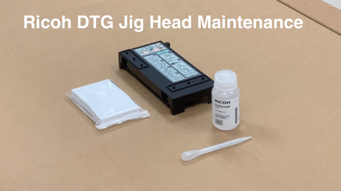 Ricoh DTG Jig Head Maintenance