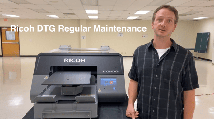 Ricoh DTG Regular Maintenance