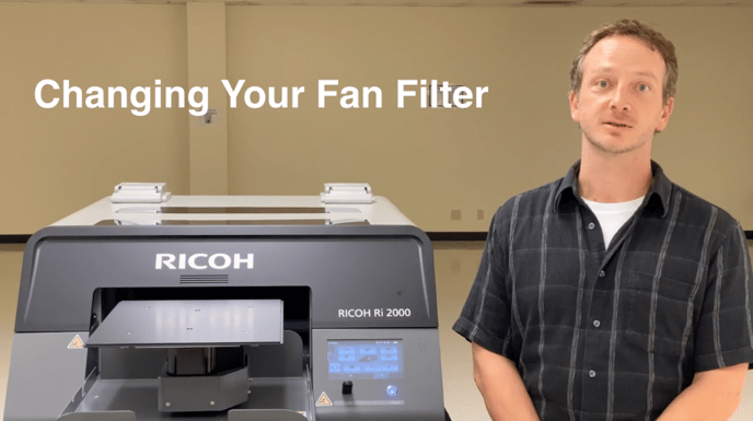 Changing your fan filter