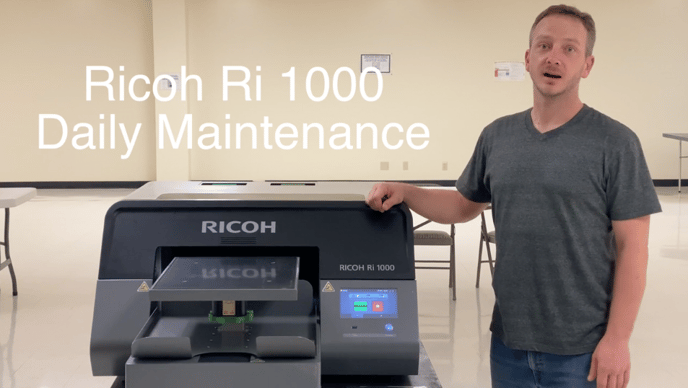 Ricoh Ri 1000 Daily Maintenance