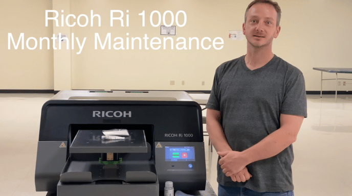 Ricoh Ri 1000 Monthly Maintenance